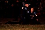 Police arrest OccupyRVA protestor tonight in Monroe Park on VCU campus.
